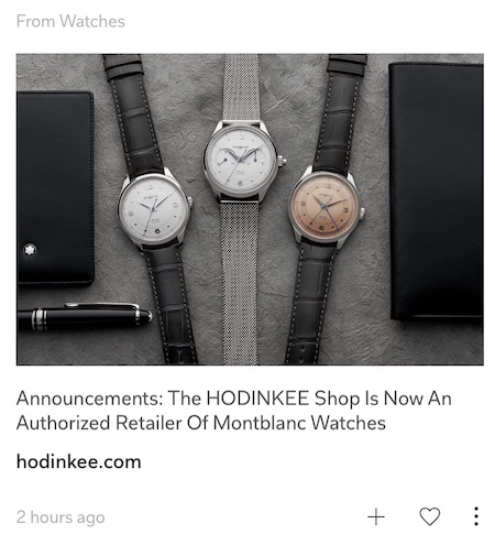 hodinkee shop